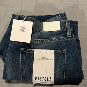 NWT Pistola Charlie High Rise Classic Straight Ankle Jean | Size 31